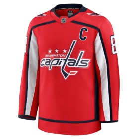Dresovi Washington Capitals 2024-25 Fanatics Premium Alexander Ovechkin Domaći Crvena - Muške